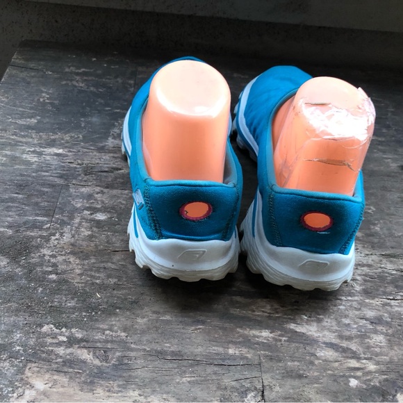 Skechers GOwalk 2 Women’s Aqua Blue Super Sock Sneakers Size 8.5 - Picture 7 of 11